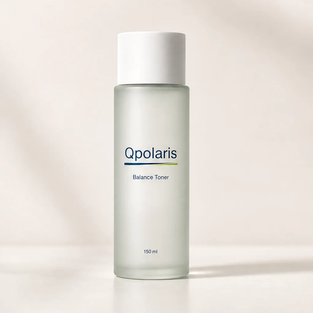 Qpolarisコアラインの第4ステップ、アイクリームのパックショットコンセプト